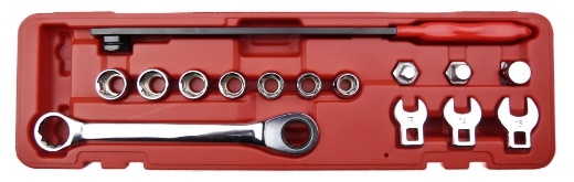 15Pcs Ratcheting Serpentine Belt Tool Set
