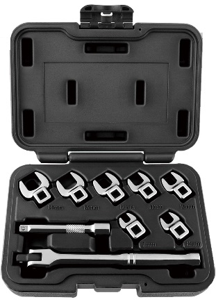 1/4dr. Crowfoot Wrench Set (Metric)