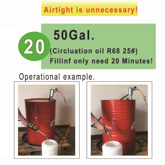 Gear Type Pneumatic Oil & Liquid Dispenser