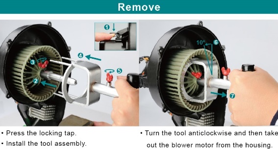 Volvo/Land Rover Blower Motor Remover/Installer
